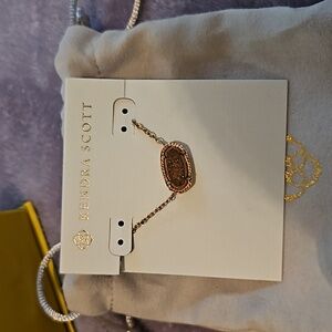 Kendra Scott Elisa Rose Gold Necklace